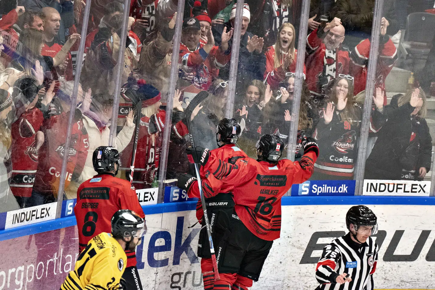 Aalborg Pirates vandt sikkert mod Herlev Eagles i en kamp i Metal Ligaen. (Arkivfoto).