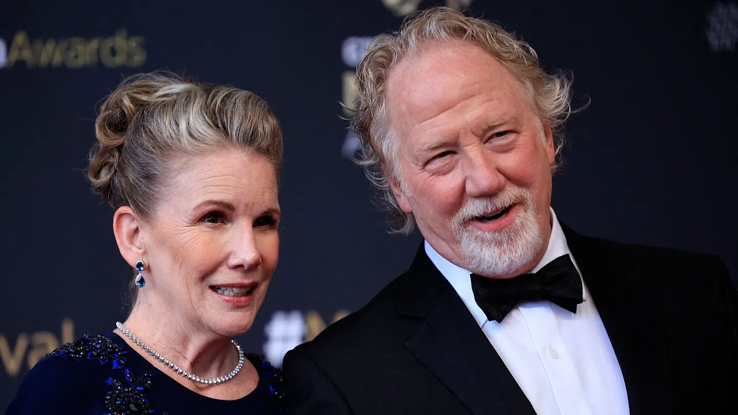 Melissa Gilbert og Timothy Busfield ses her sammen i 2023.