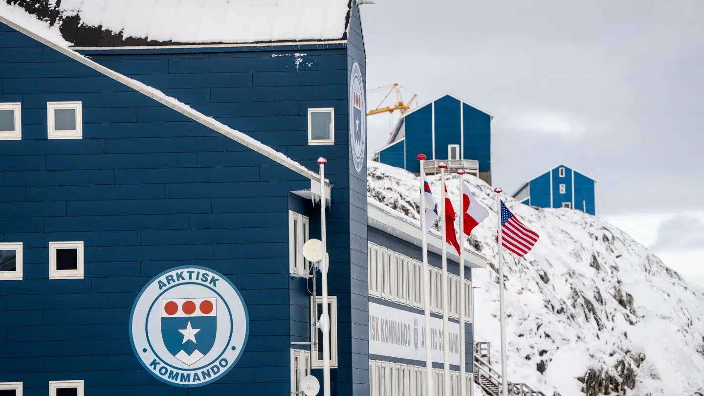 Her ses Arktisk Kommando i Nuuk den 14. marts sidste år.