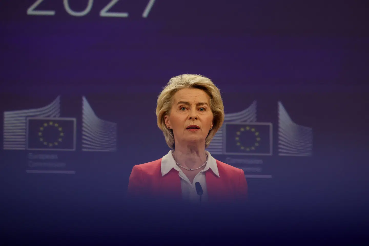EU-Kommissionens formand, Ursula von der Leyen, understreger sin opbakning til Grønland ved en pressekonference i Bruxelles onsdag.
