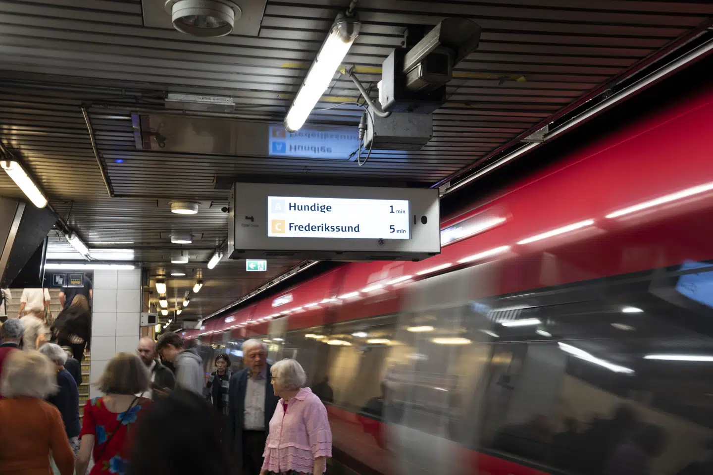 S-toget på Nørreport Station, som kan ses på billedet fra august 2025, vil være en af de stationer, der vil få førerløse S-tog. (Arkivfoto).