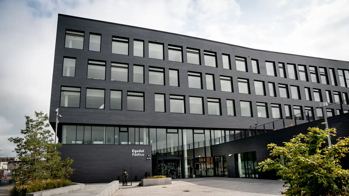 Rådhuset i Egedal Kommune.