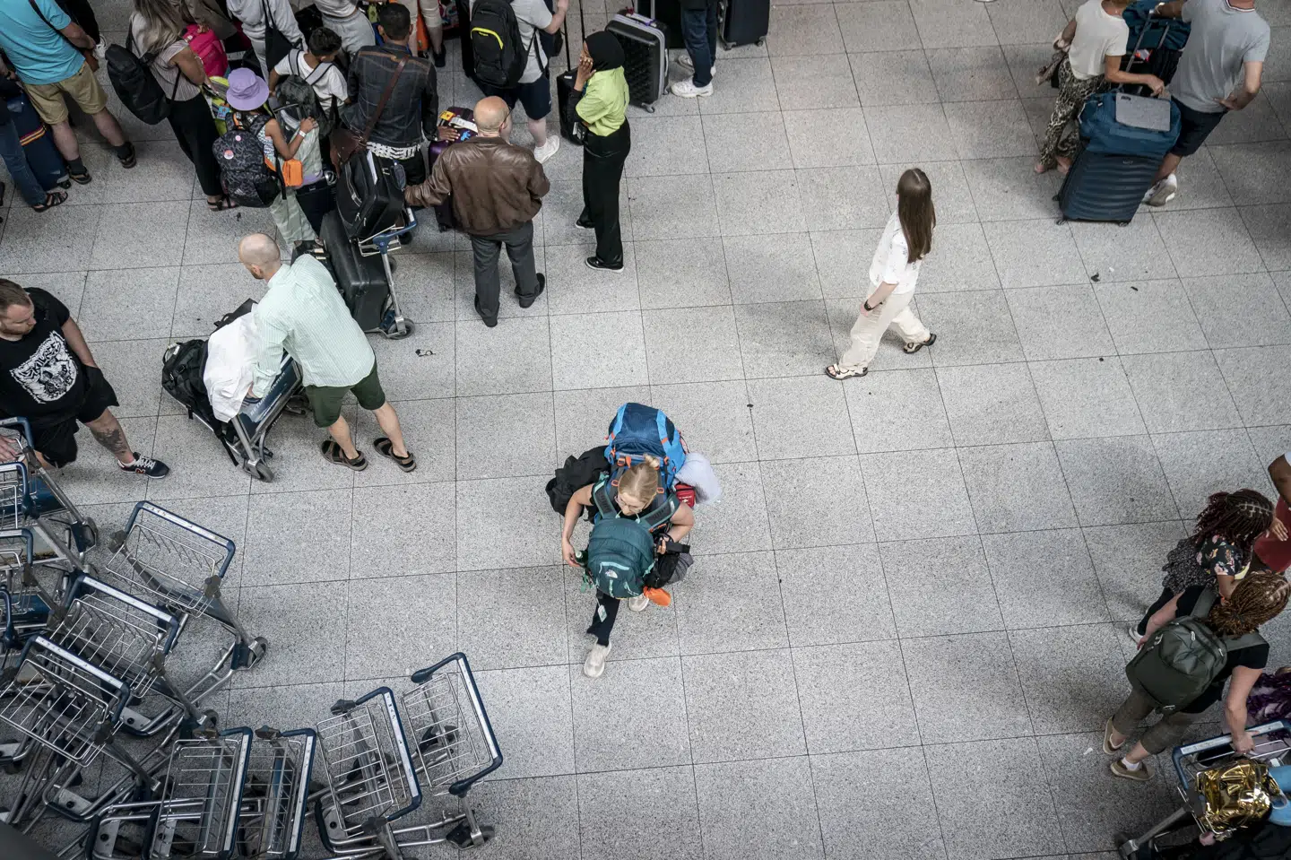 Menzies, der står for dele af bagagehåndteringen i Københavns Lufthavn, holder fagligt møde. Derfor kan der opstå ventetid for bagage onsdag. (Arkivfoto).