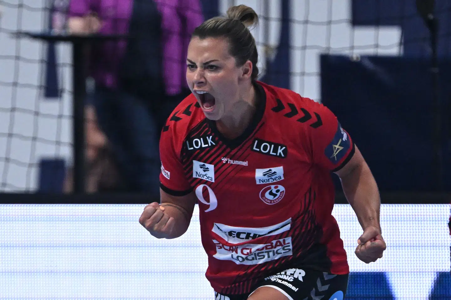 Team Esbjergs Nora Mørk var med fem mål holdets topscorer i sejren over Horsens Håndbold Elite. (Arkivfoto).