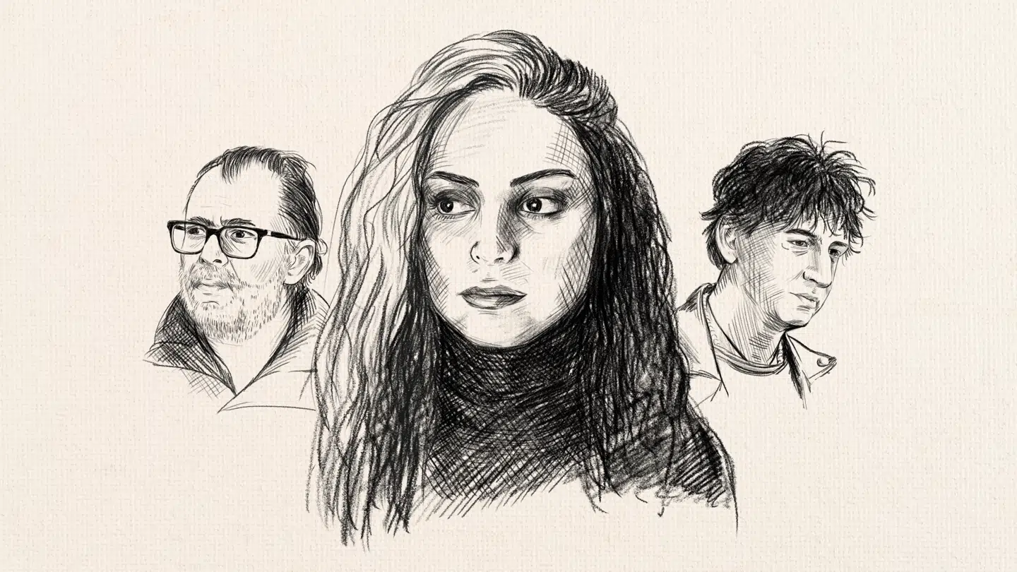 Både Sara Omar (forrest) og Omar Marzouk (til venstre) sad i dag i vidneskranken. I den højspændte sag om et kuldsejlet dokumentarprojekt.