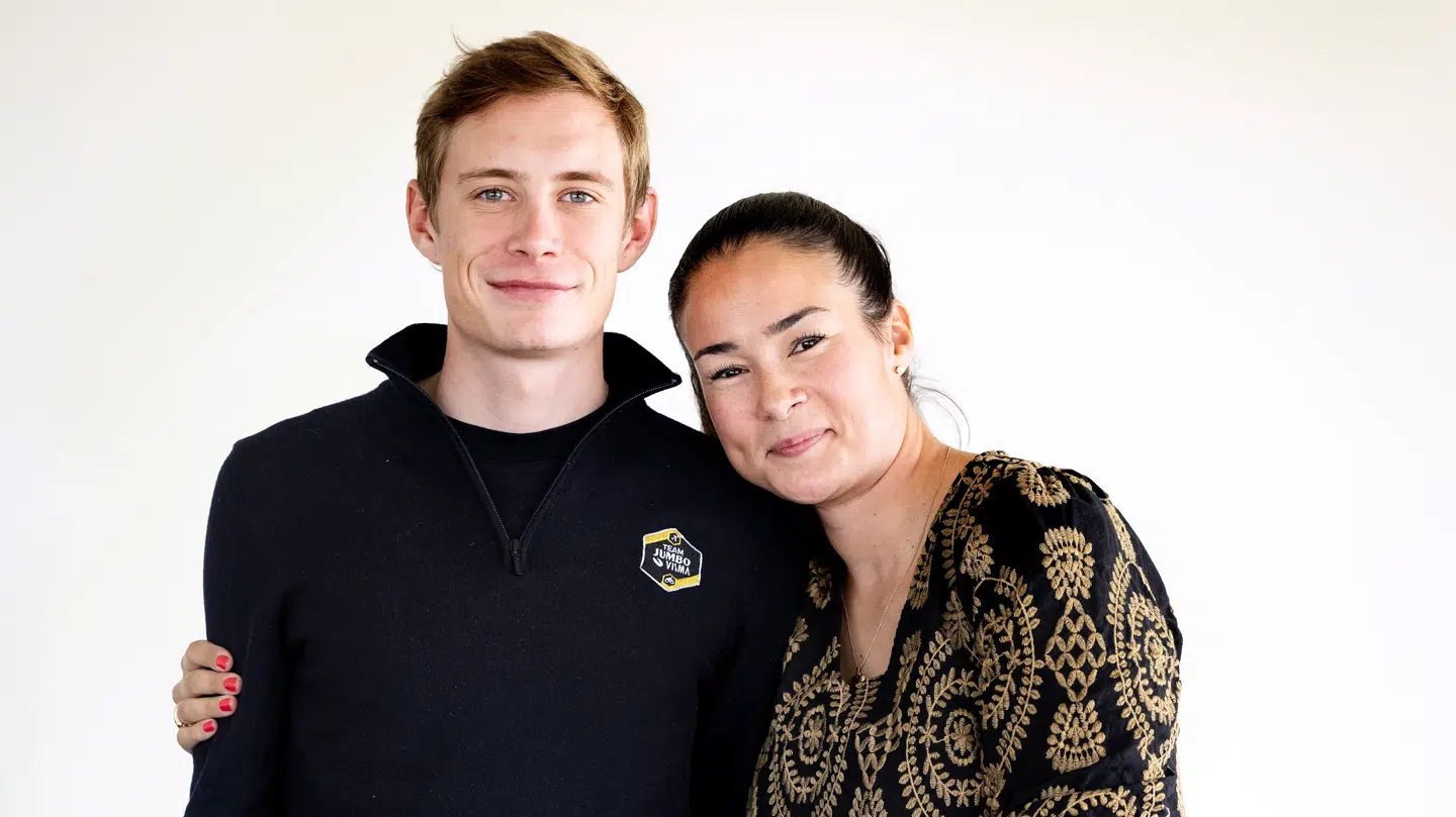 Jonas Vingegaard og hustruen Trine Vingegaard Hansen bor i Glyngøre.
