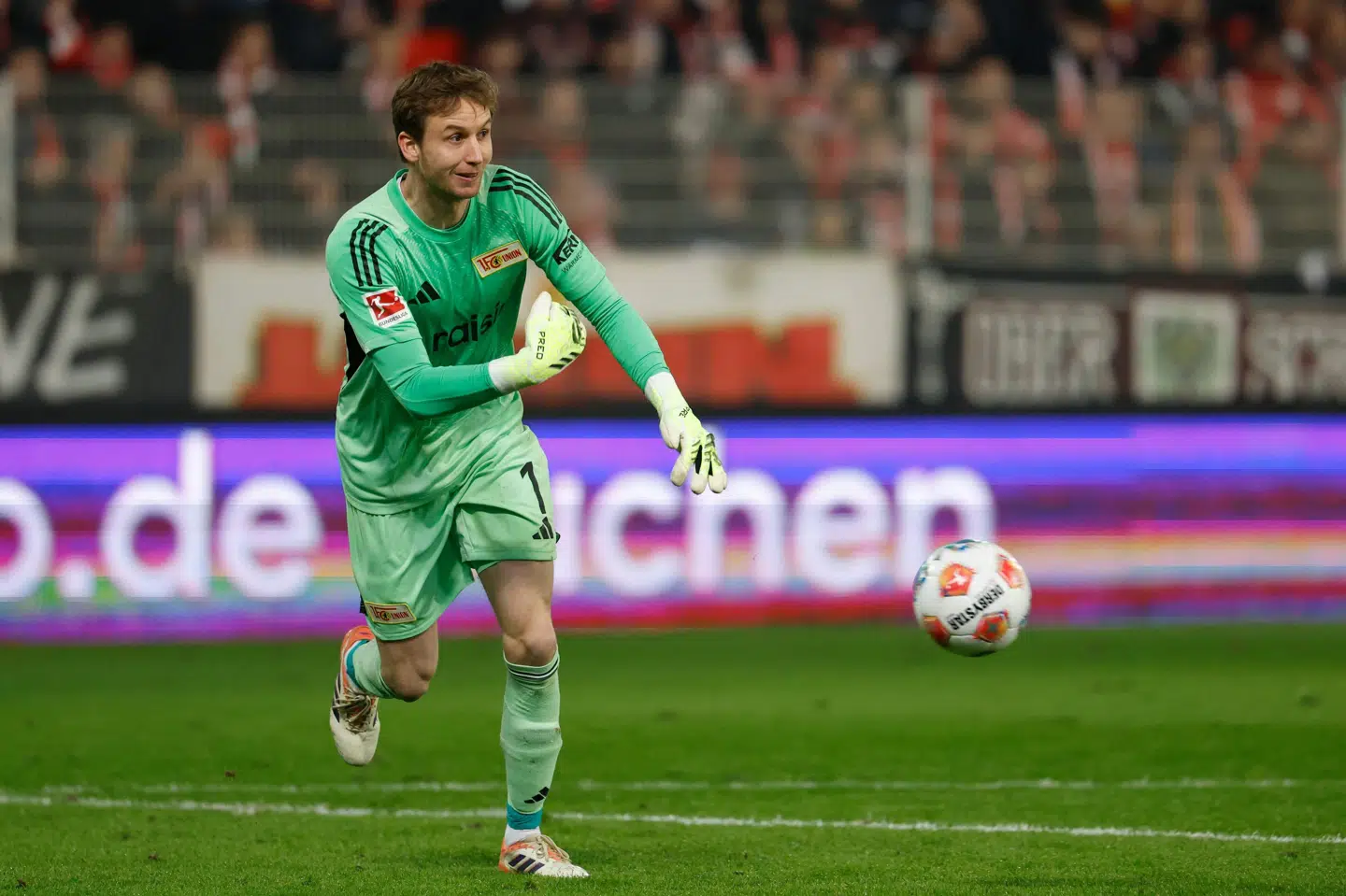 Frederik Rønnow er en del af den afbrudte kamp i Bundesligaen torsdag aften. (Arkivfoto).