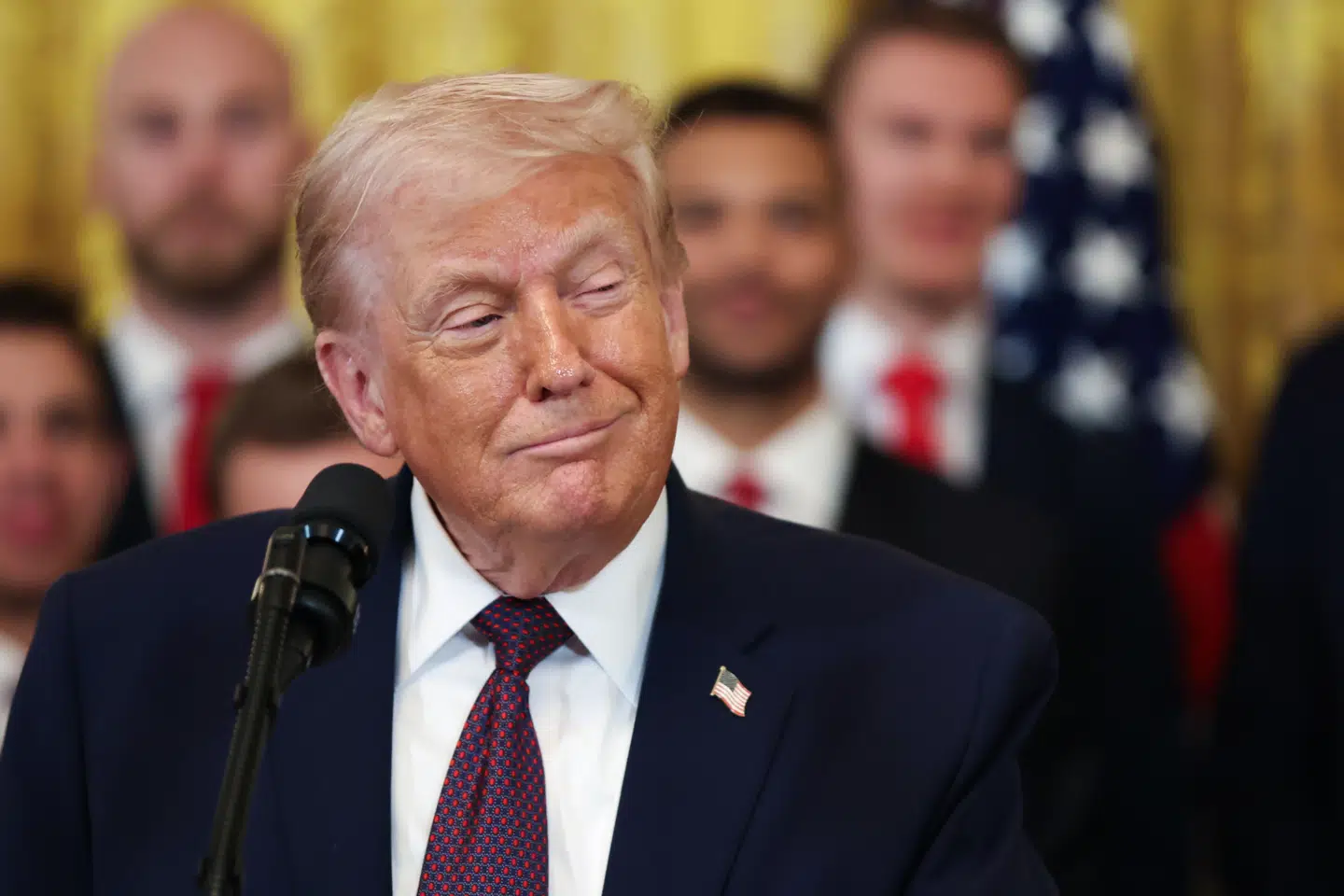 Præsident Donald Trump i Det Hvide Hus, Washington, DC, 15 januar 2026.