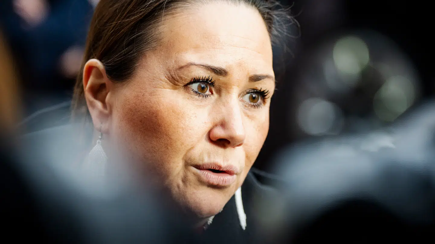 Folketingsmedlemmet Aaja Chemnitz fra partiet Inuit Ataqatigiit ses her den 15. januar.