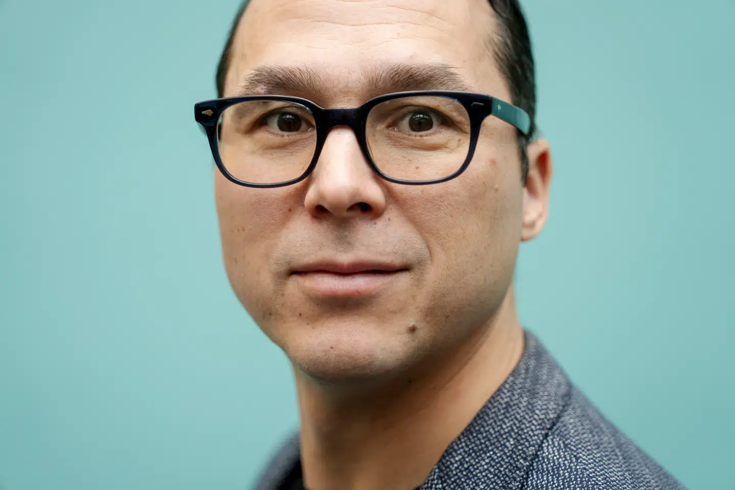 Den grønlandske politiker Kuno Fencker fra partiet Naleraq fotograferet i Nuuk, mandag den 10. marts 2025. Grønlænderne afholder valg til Grønlands parlament, Inatsisartut, den 11. marts 2025.