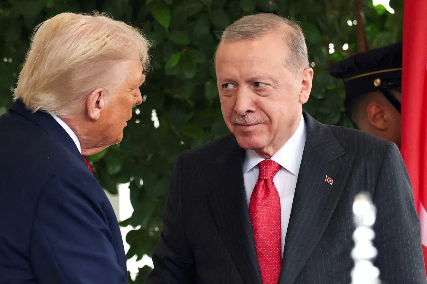 Donald Trump har lørdag inviteret Tyrkiets præsident, Recep Tayyip Erdogan, til at blive medlem af det såkaldte "Gaza Board of Peace", som har til formål at skabe fred mellem Israel og Hamas. (Arkivfoto).