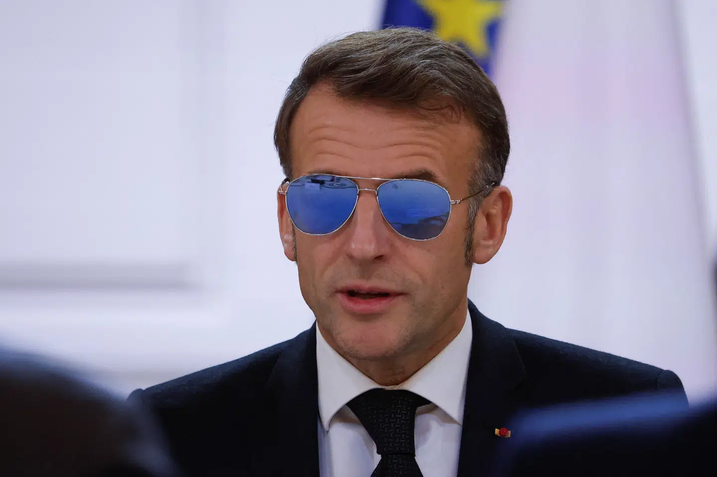 - Toldtrusler og er uacceptable, siger Frankrigs præsident, Emmanuel Macron. (Arkivfoto).