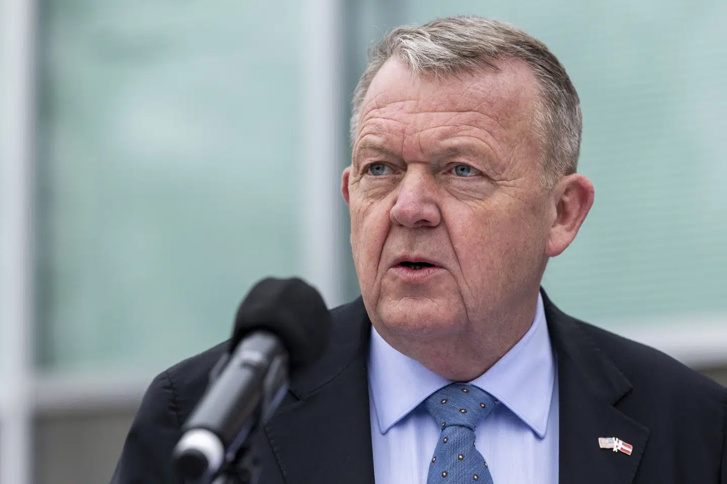 Lars Løkke Rasmussen (M) vil fortsætte det diplomatiske spor med USA trods told-trusler. (Arkivfoto).