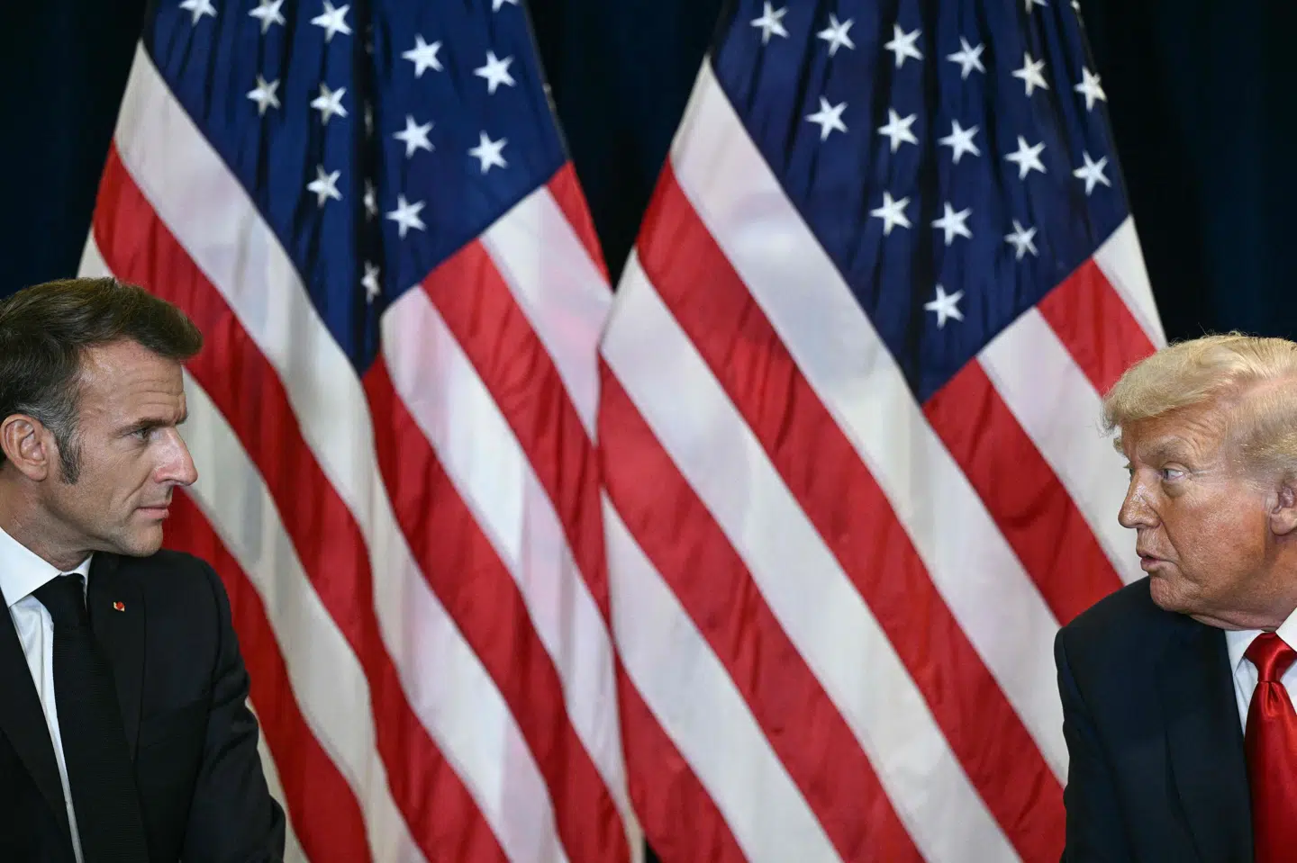 Den franske præsident, Emmanuel Macron, vil anmode om at tage EU's anti-tvangsinstrument i brug, hvis Trump har tænkt sig at gøre alvor af sine toldtrusler. (Arkivfoto).