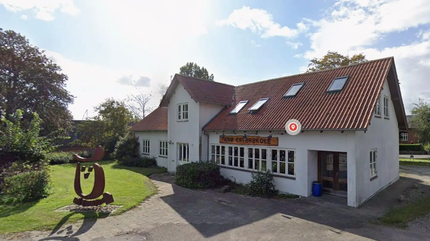 Efterskolen ligger på øen Ærø.