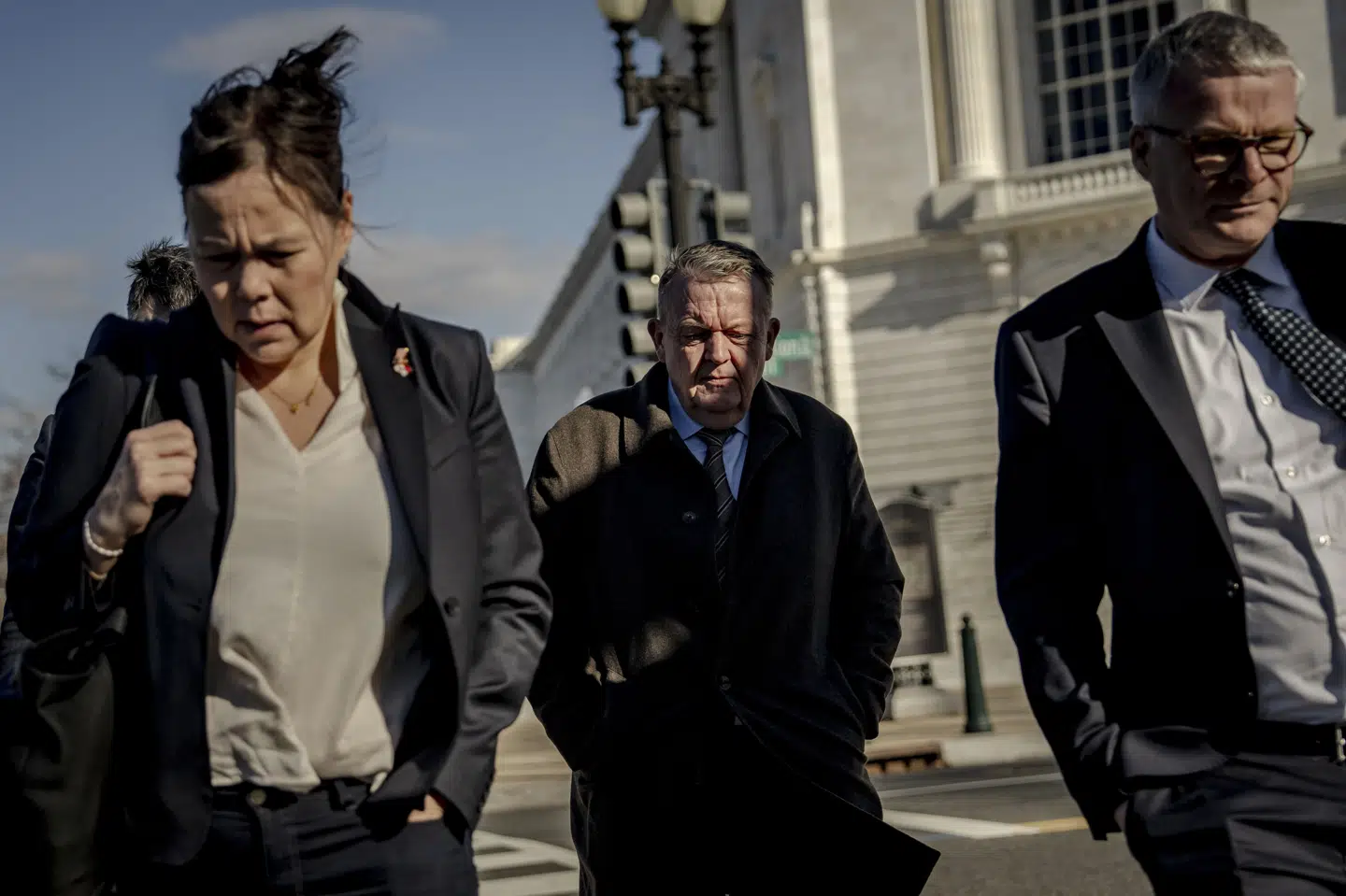 Udenrigsminister Lars Løkke Rasmussen (M) var i sidste uge i Washington D.C. for at tale om Grønlands fremtid. Mandag får Moderaterne 5,0 procents vælgeropbakning i en måling fra Voxmeter. (Arkivfoto).