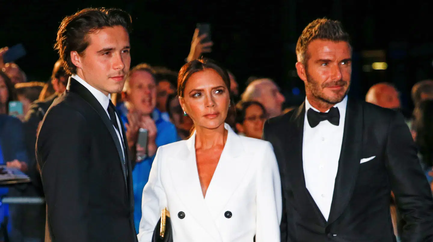 Luften er iskold mellem Brooklyn Beckham og hans forældre.