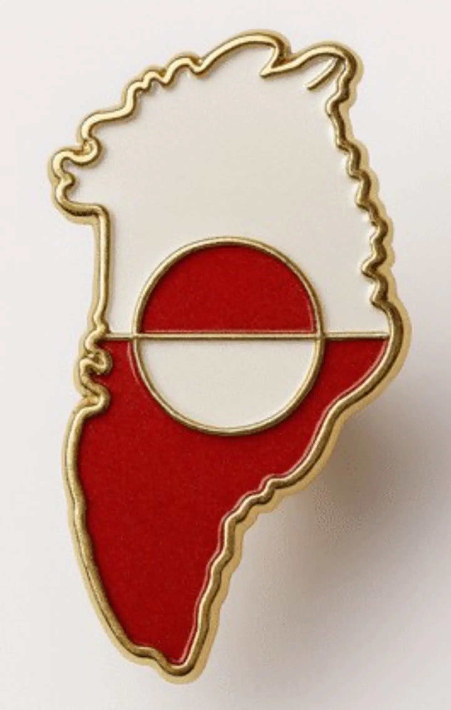 Dette er en af virksomhedens nyeste pins. Der er gang i salget, selvom varen ikke engang er nået frem til Nordjylland, hvor Badge-Design holder til.