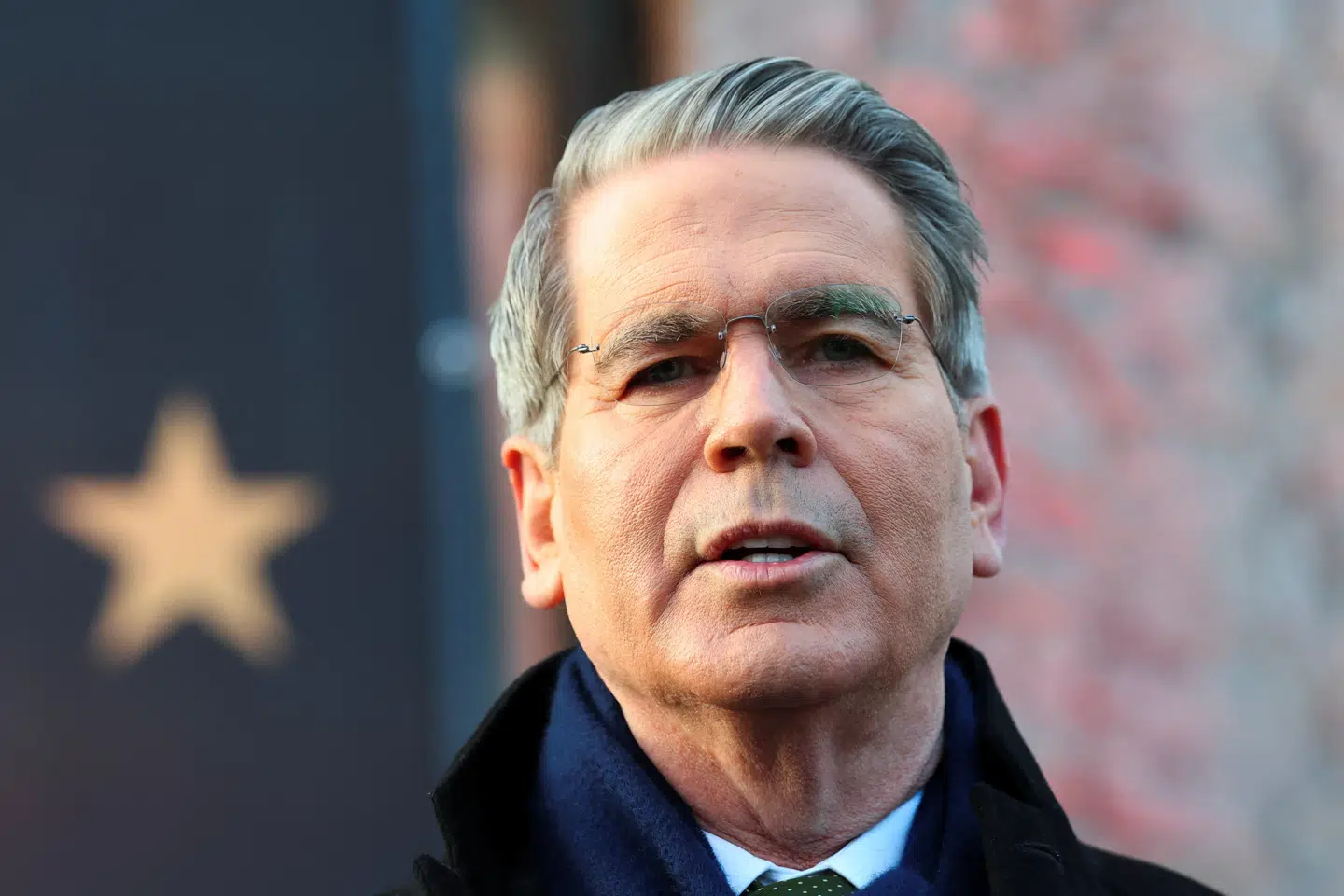 U.S. Treasury Secretary Scott Bessent gives a statement during the 56th annual World Economic Forum (WEF) meeting, at the USA House venue, in Davos, Switzerland, January 19, 2026. REUTERS/Denis Balibouse