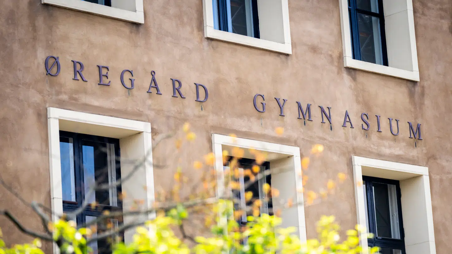 Mandag blev der afholdt krisemøde på gymnasiet, hvor eleverne blev orienteret om sagen. (Arkivfoto)