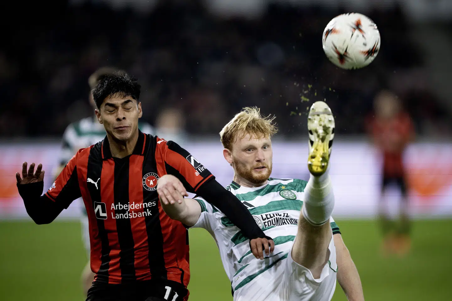 Dario Osorio forlængede tirsdag sin kontrakt med FC Midtjylland til 2030. Torsdag kan han få en hovedrolle i Europa League. (Arkivfoto).