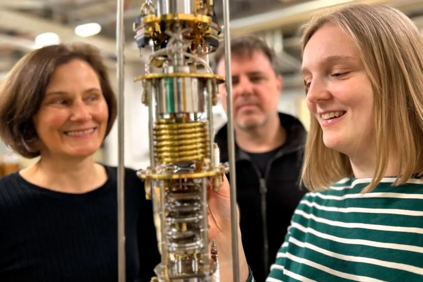Forskerne bag studiet. Silke Bühler-Paschen (fra venstre), Diego Zocco og Diana Kirschbaum. Foto: TU Wien