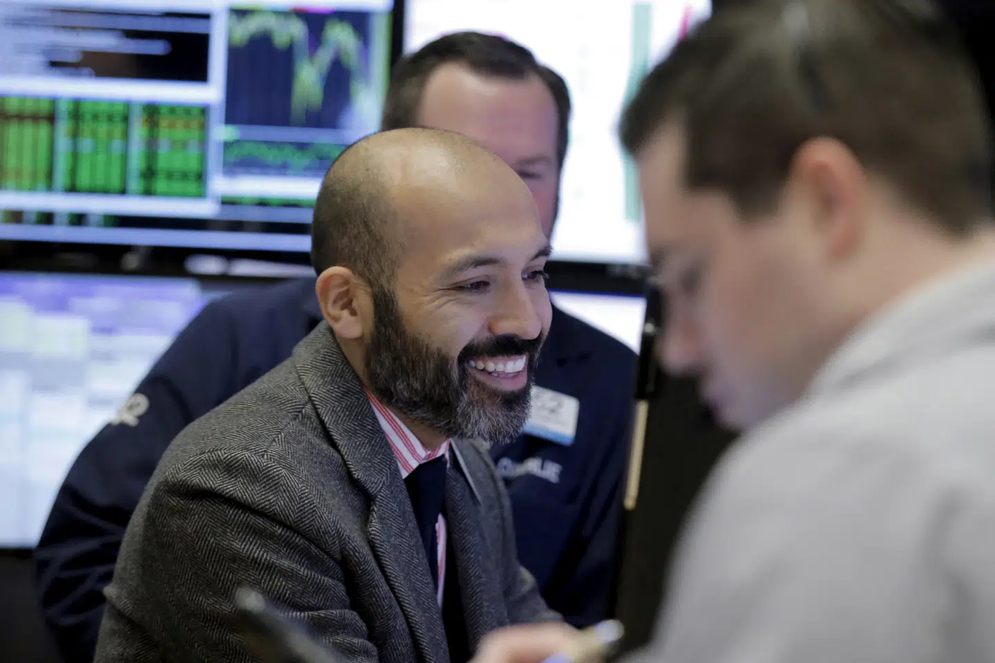 Der er god stemning på børsen i USA.