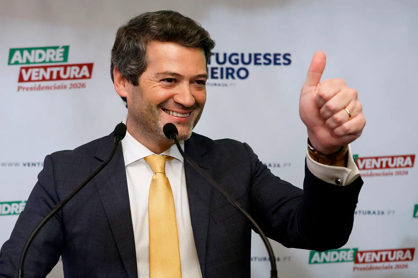 André Ventura var med til at stifte Chega, som har eksisteret siden 2019. Foto: Filipe Amorim, Scanpix