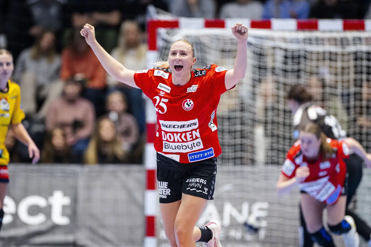 Henny Reistad blev topscorer for Team Esbjerg med syv scoringer mod NFH. (Arkivfoto).