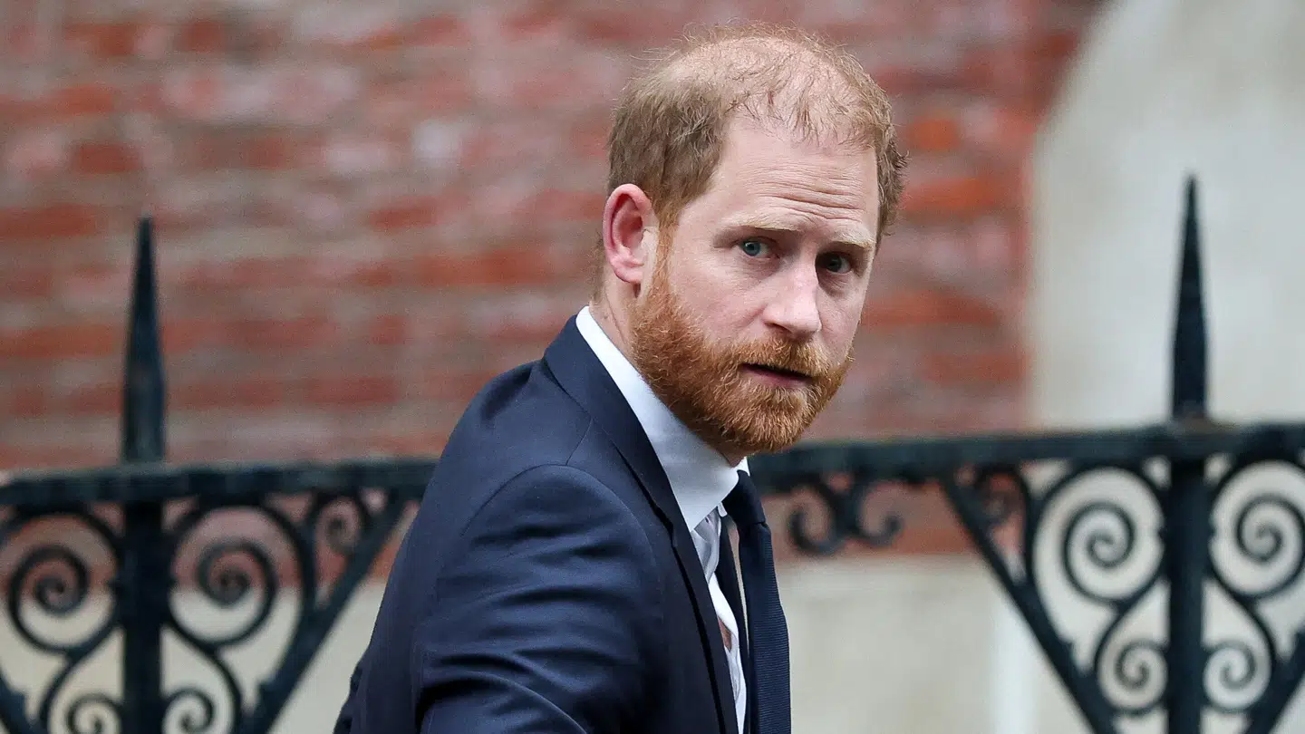 Prins Harry da han onsdag ankom til retten i London.