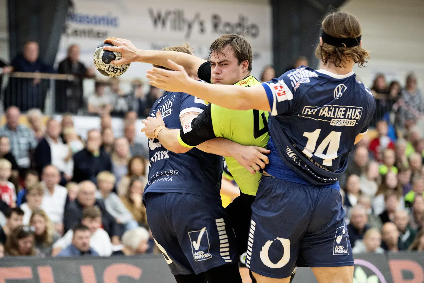 Andreas Magaard, her i sin tid i Nordsjælland Håndbold, er ny mand i A-landsholdssammenhæng. (Arkivfoto).
