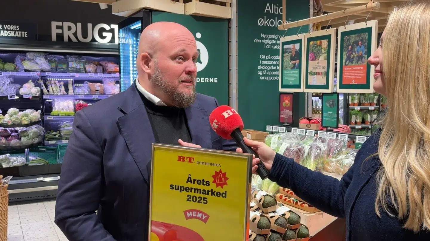 Det er tredje år i træk, at B.T.s læsere vælger Meny som årets supermarked.