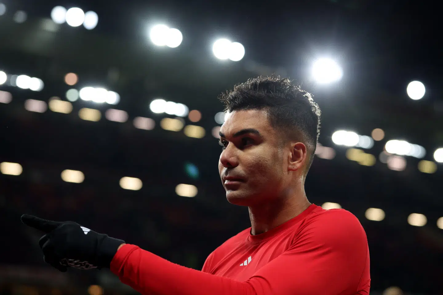 Casemiro forlader Manchester United til sommer. (Arkivfoto).