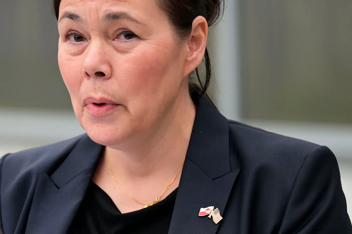 Grønlands minister for udenrigsanliggende, Vivian Motzfeldt.