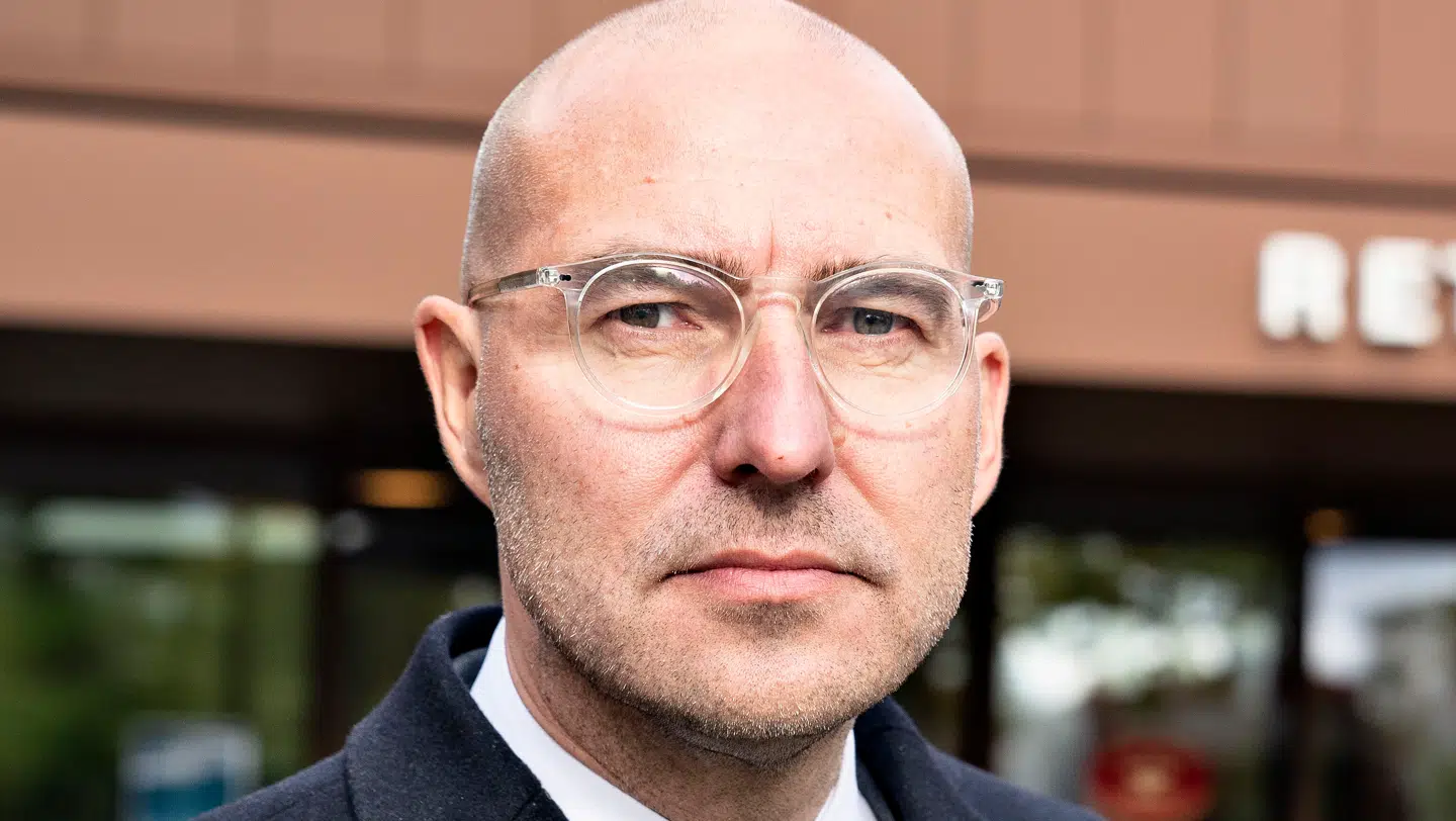 Her ses Peter Ernstved Rasmussen fra forsvarsmediet Olfi.