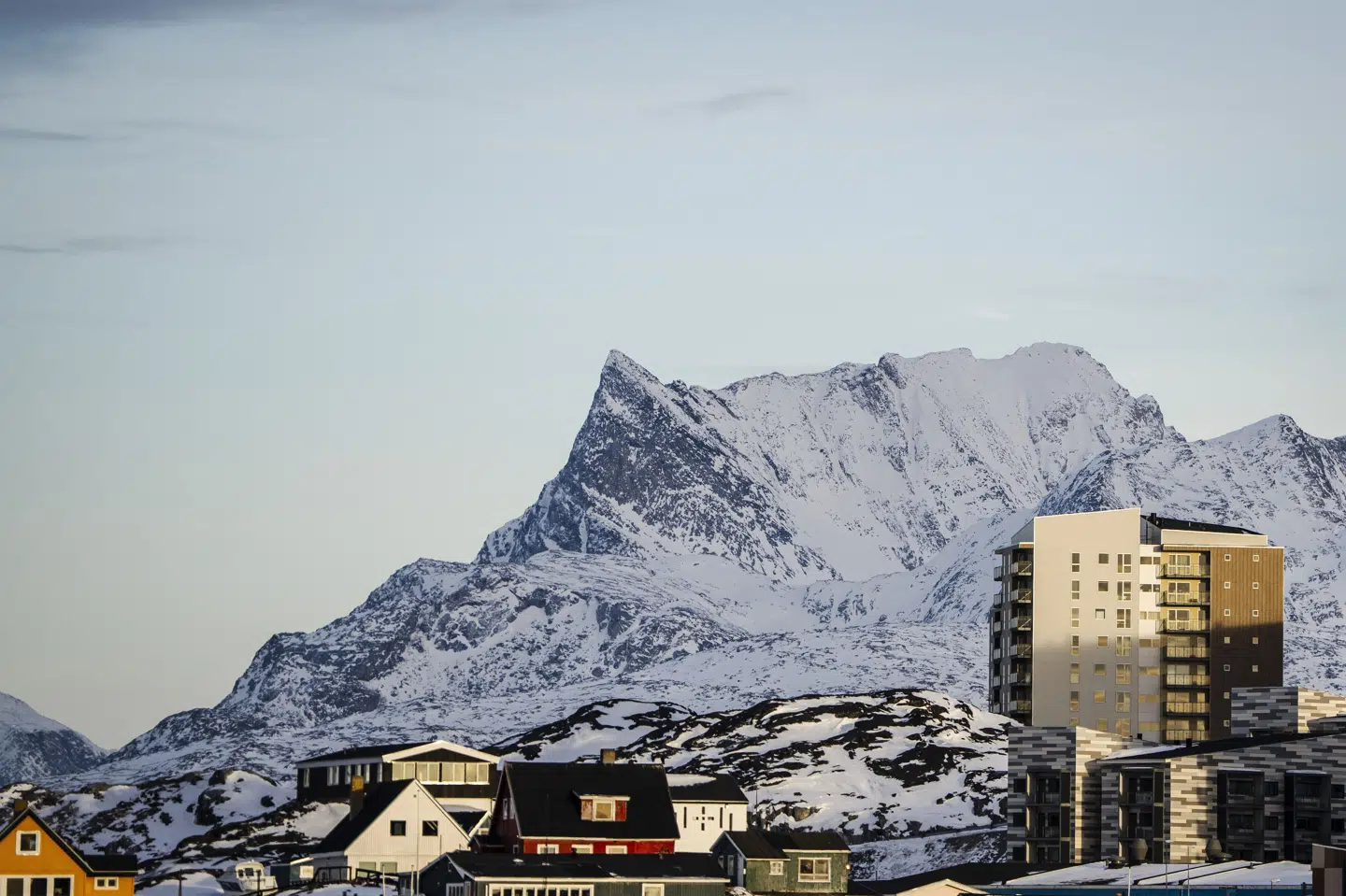 Grønland er ifølge præsident Trump og en nylig amerikansk forsvarsstrategi et nøgleområde for USA. (Arkivfoto).