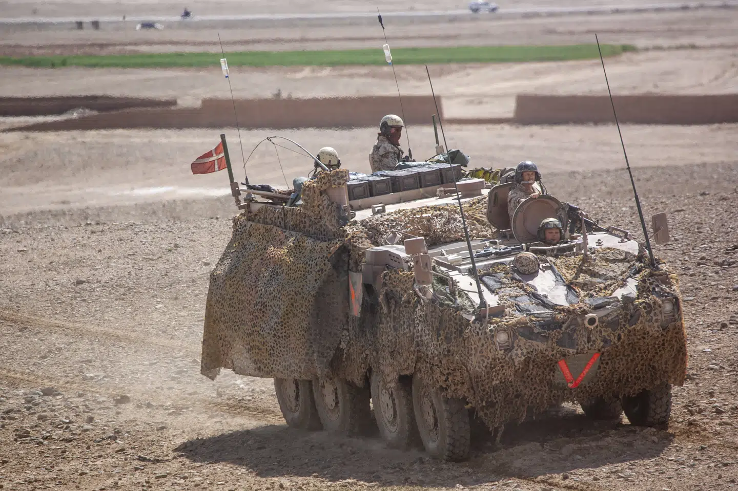 I 2021 afsluttede Forsvaret næsten 20 års militær indsats i Afghanistan, da Danmark sammen med USA, Storbritannien og de øvrige Nato-lande trak sine soldater hjem. 44 danske soldater mistede livet i Afghanistan. På billedet ses den danske indsats i provinsen Helmand i Afghanistan. (Arkivfoto).