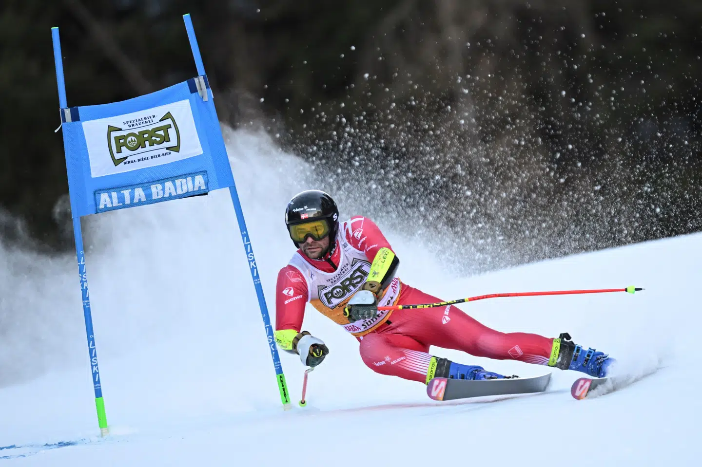 Christian Borgnæs er en af de to alpine skiløbere i den danske OL-trup. (Arkivfoto).