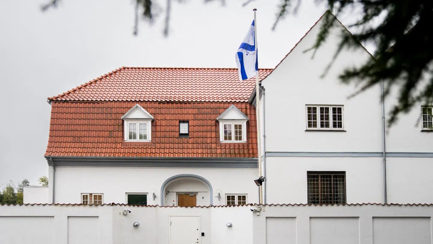 Den israelske ambassade i Hellerup.