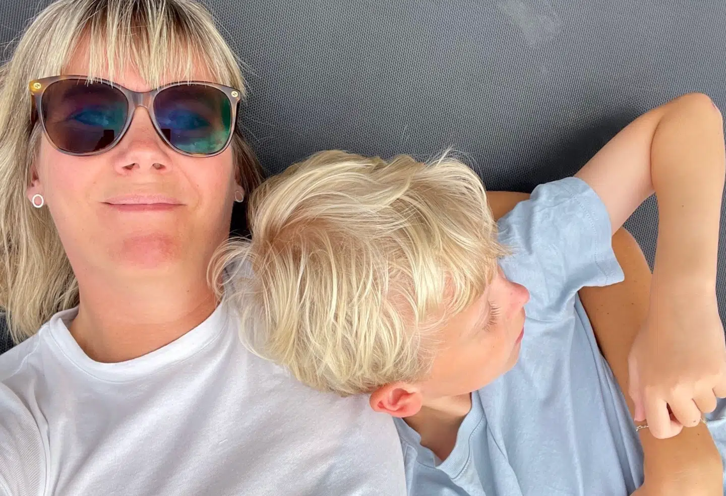 Stine Mathiasen er mor til ni-årige Eddie.