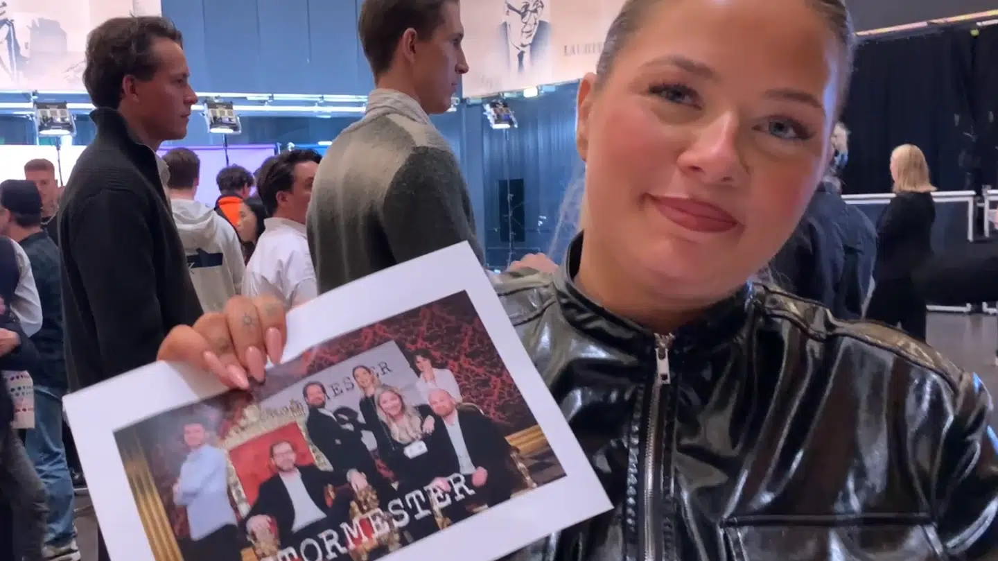 Sissal til DR's grandprix-pressemøde.