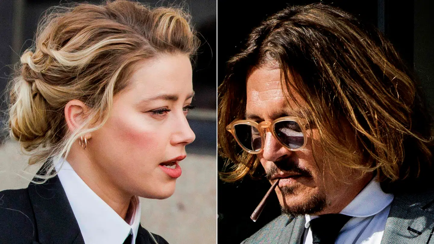 Johnny Depp og Amber Heard var gift i to år.