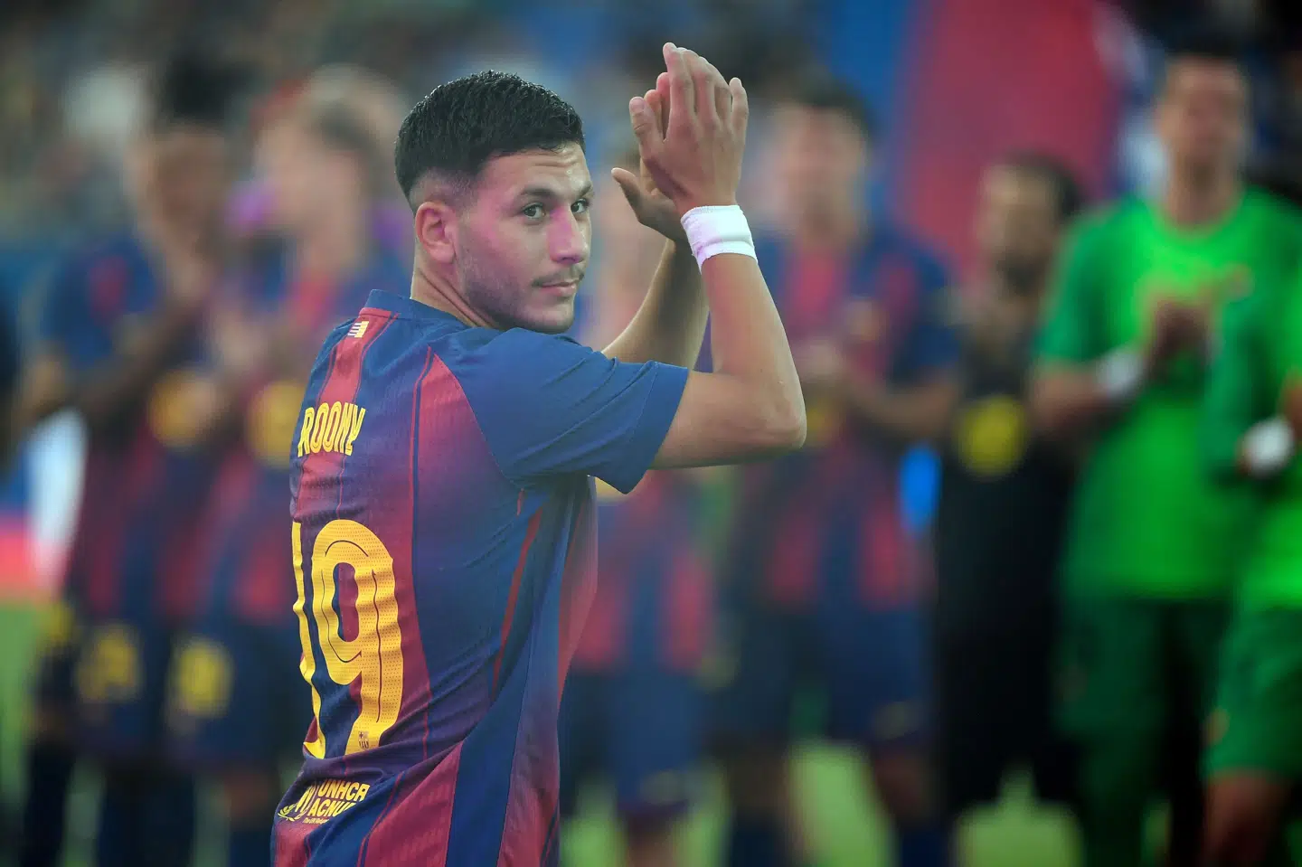 Roony Bardghji vandt tre mesterskaber med FC København, før han i sommer skiftede til FC Barcelona. Onsdag kan han stå over for sin tidligere klub for første gang. (Arkivfoto).