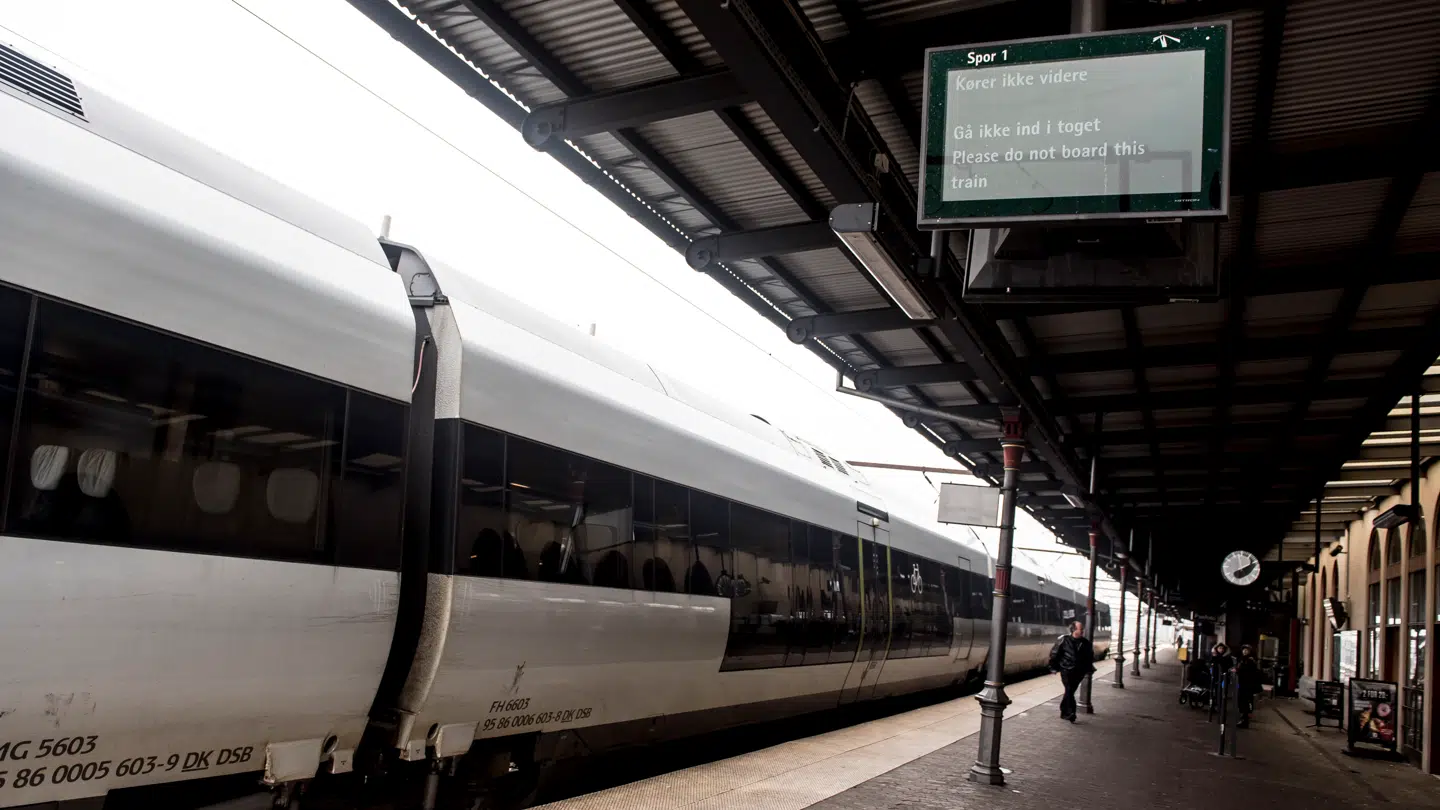 Der kører ingen tog fra Roskilde Station.