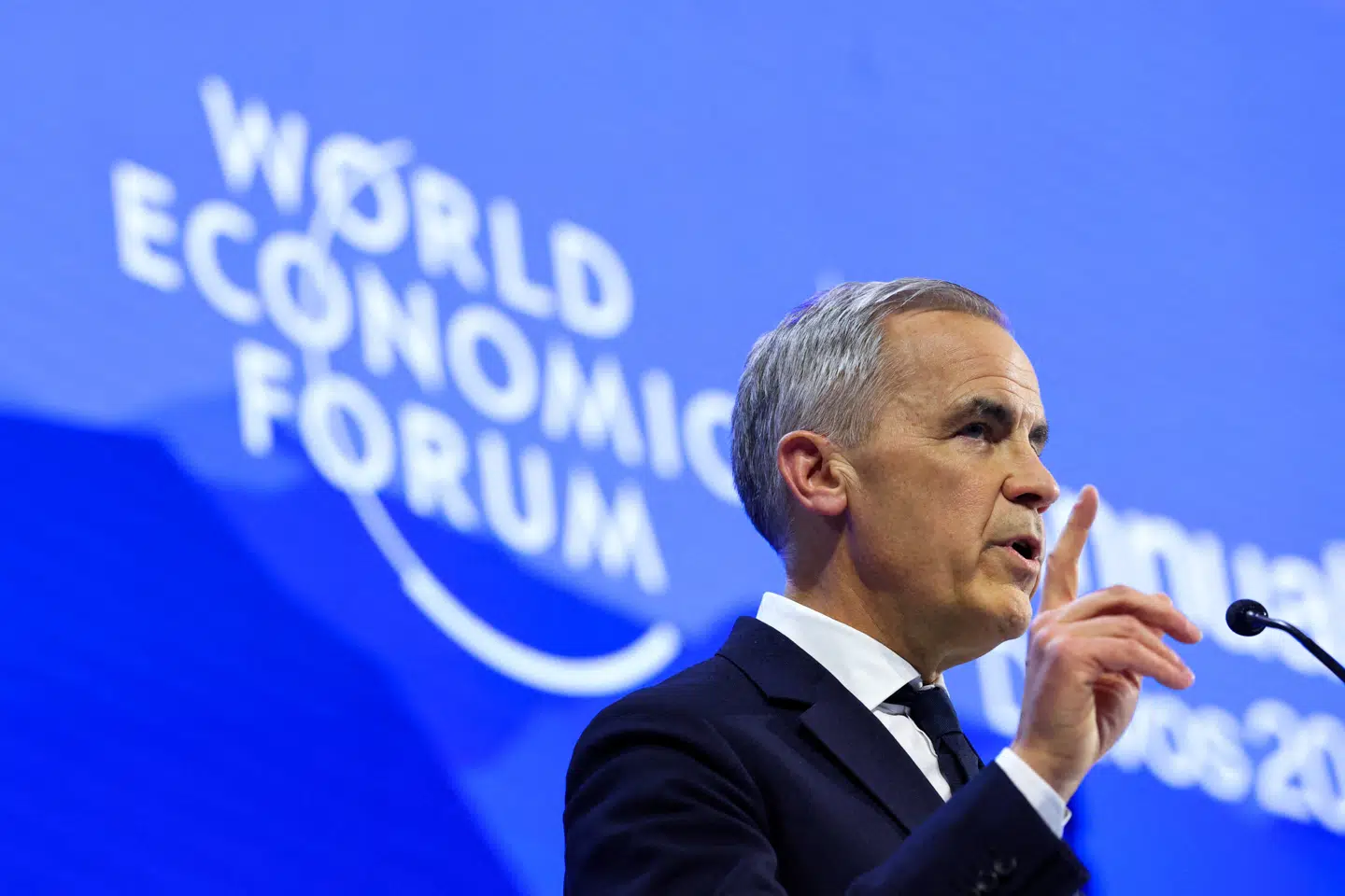 Mark Carney appellerer til forandring fra WEF's talerstol i Davos – det eksklusive forum, hvor almindelige borgere aldrig har haft en stemme.