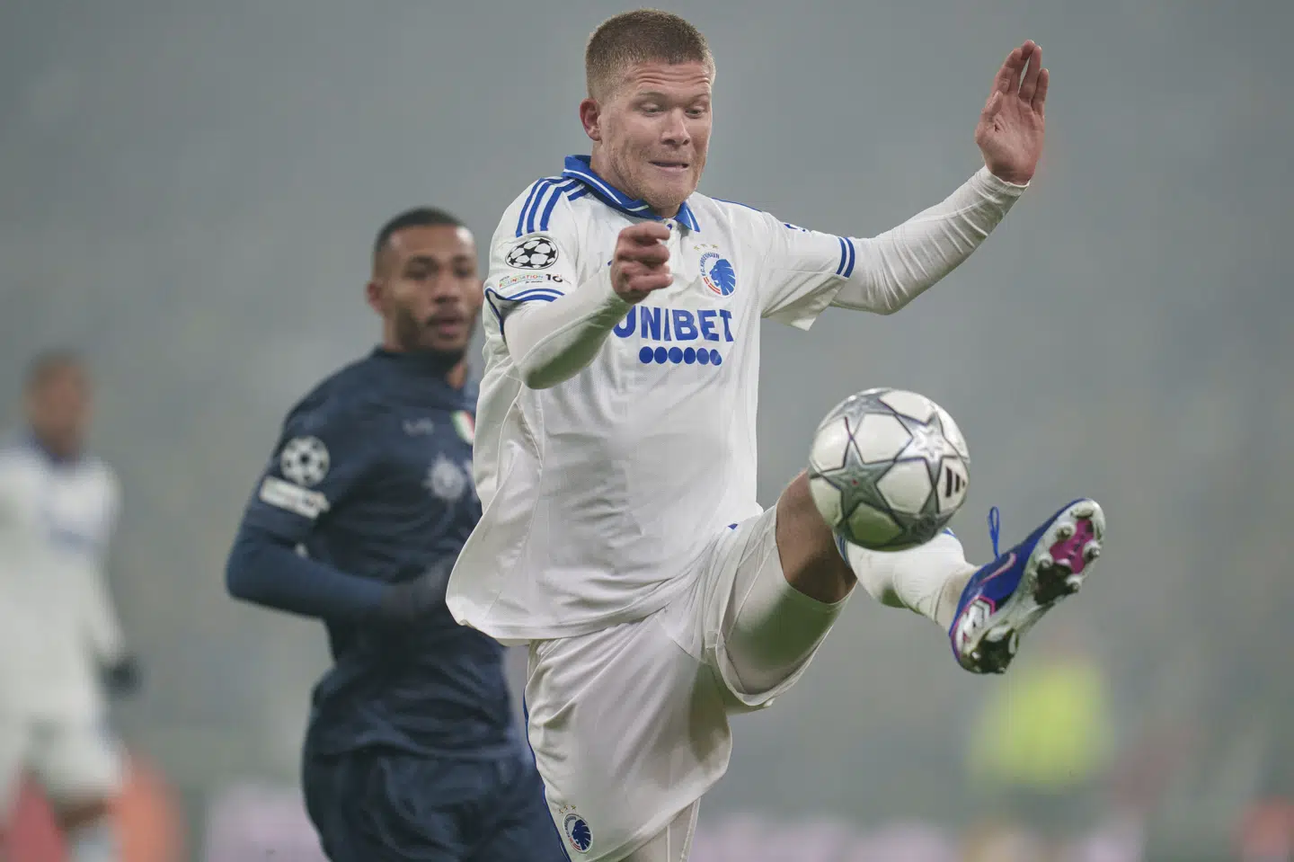 FC København-angriberen Andreas Cornelius er ikke med mod FC Barcelona. (Arkivfoto).