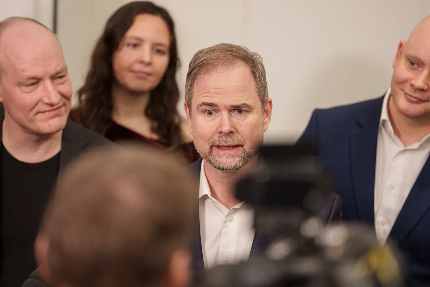 Finansminister Nicolai Wammen (S) svarede vredt, da journalister på et pressemøde betvivlede logikken i regeringens nye fødevarecheck.