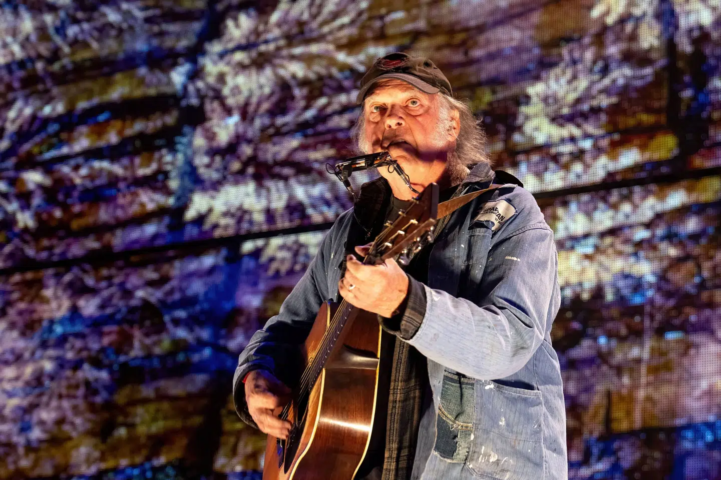 Den canadiske musiker Neil Young har tidligere udtalt, at han var bekymret for, om han kunne komme ind i USA, efter at han på en turné i Europa udtalte sig kritisk om den amerikanske præsident, Donald Trump. (Arkivfoto).