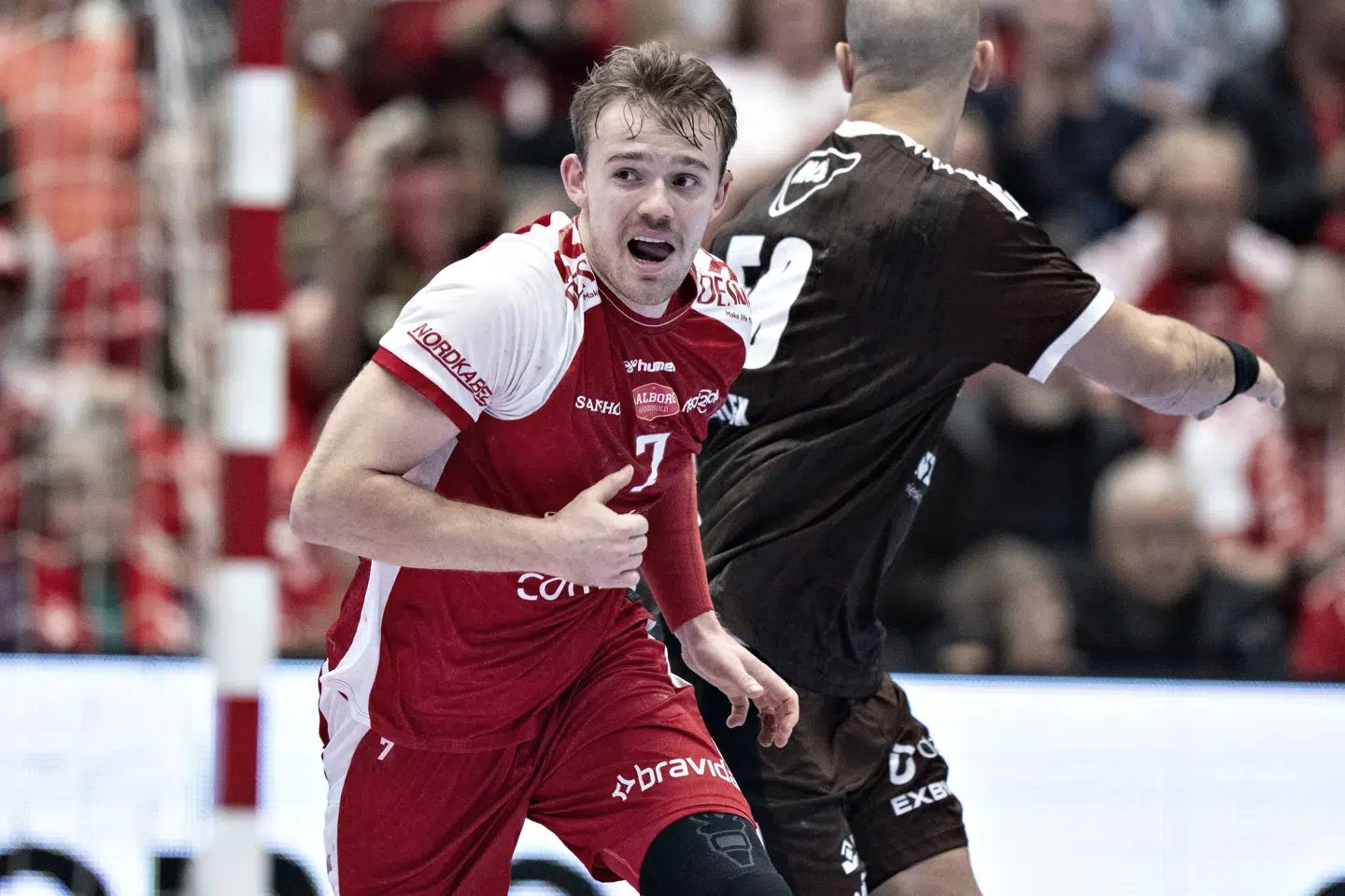 Aalborg Håndbolds Thomas Arnoldsen er hevet ind i den danske EM-trup. (Arkivfoto).