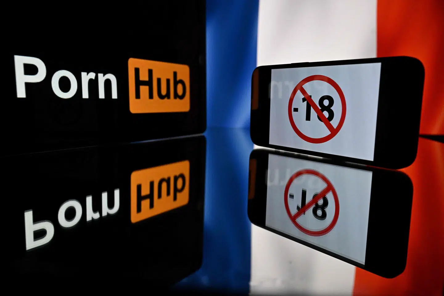 Pornhub er den mest populære pornoside i Storbritannien,. Hjemmesiden siger, at den ikke længere vil deltage i det, den kalder et fejlslagent system, der er opstået som følge af den britiske lovpakke Online Safety Act. (Arkivfoto).
